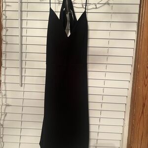 Windsor Black Backless Slip Dress for Cocktail Nights